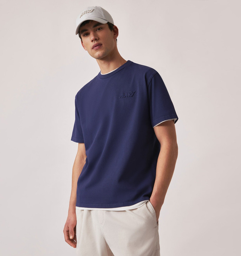 AUTRY UNISEX TONAL LOGO TEE outlook
