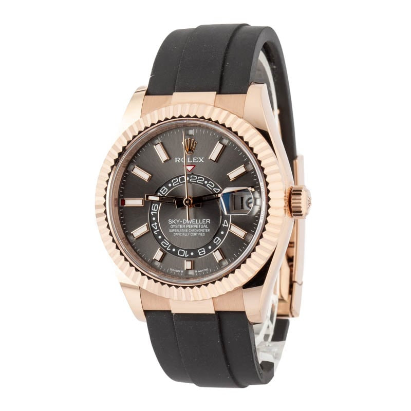 Pre-owned Rolex Sky-Dweller ref 336235 Slate Dial - 2