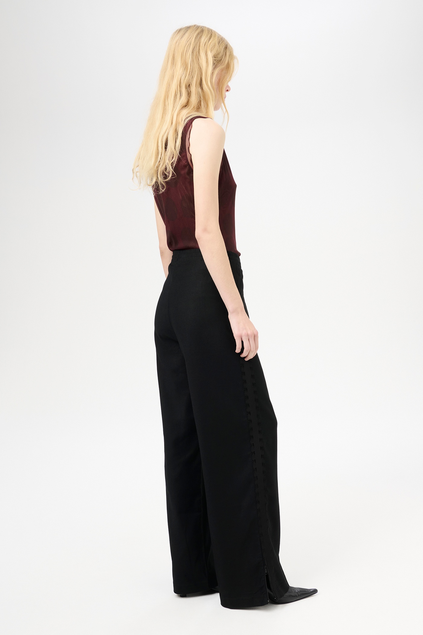 Lounge Pants Black Canvas Jersey - 4