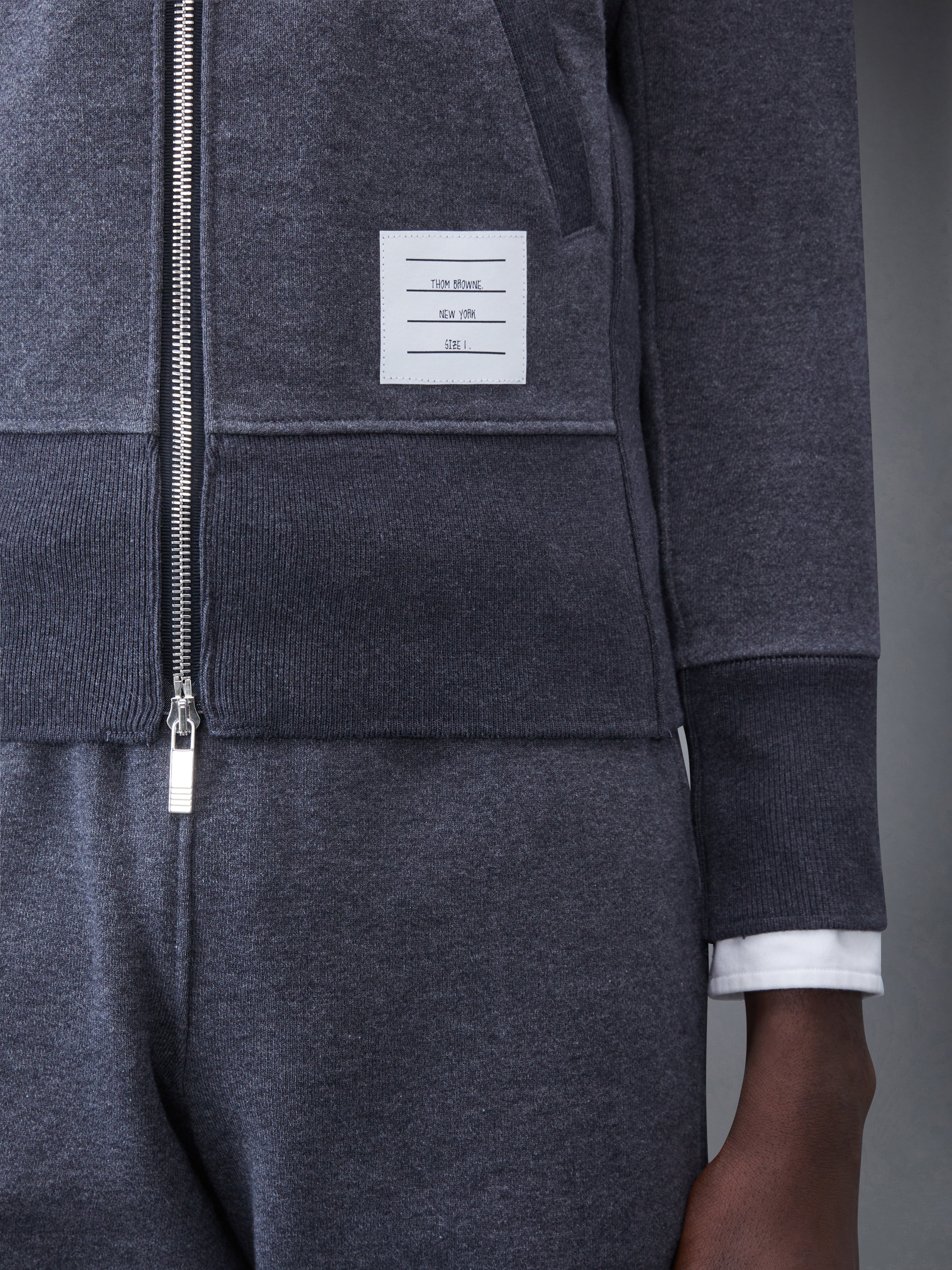 CLASSIC LOOPBACK 4-BAR ZIP HOODIE - 6