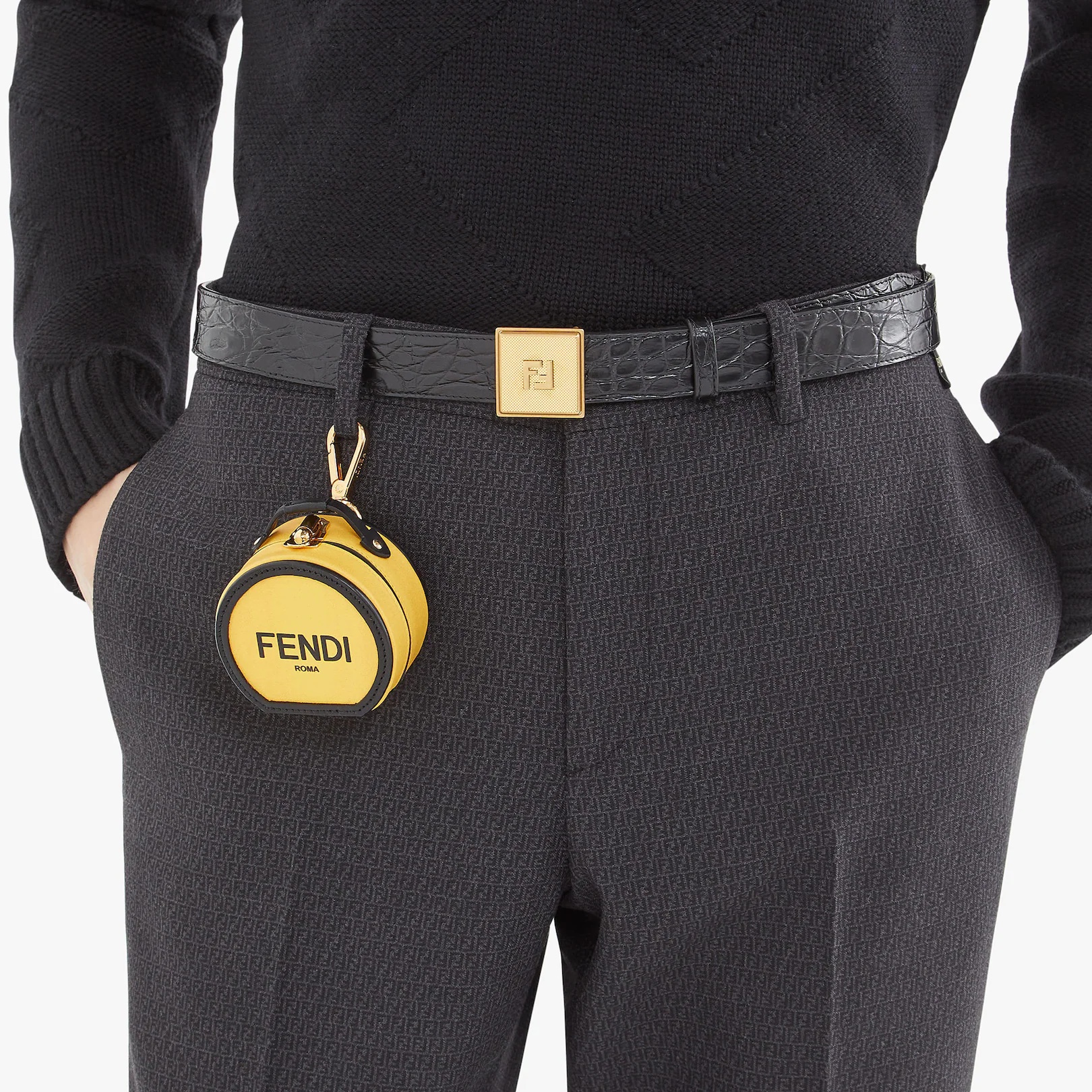 Black caiman belt - 3