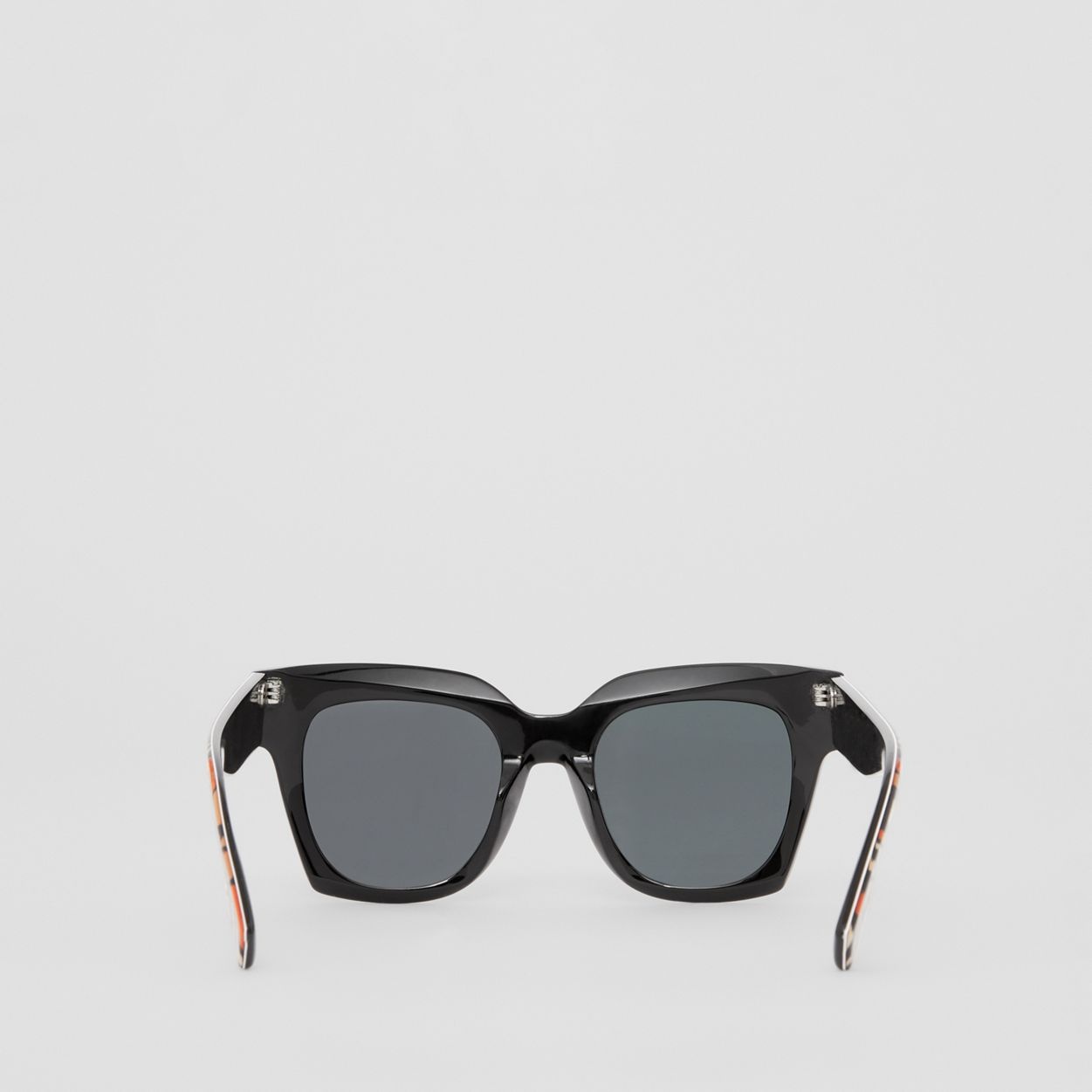 Monogram Print Square Frame Sunglasses - 7