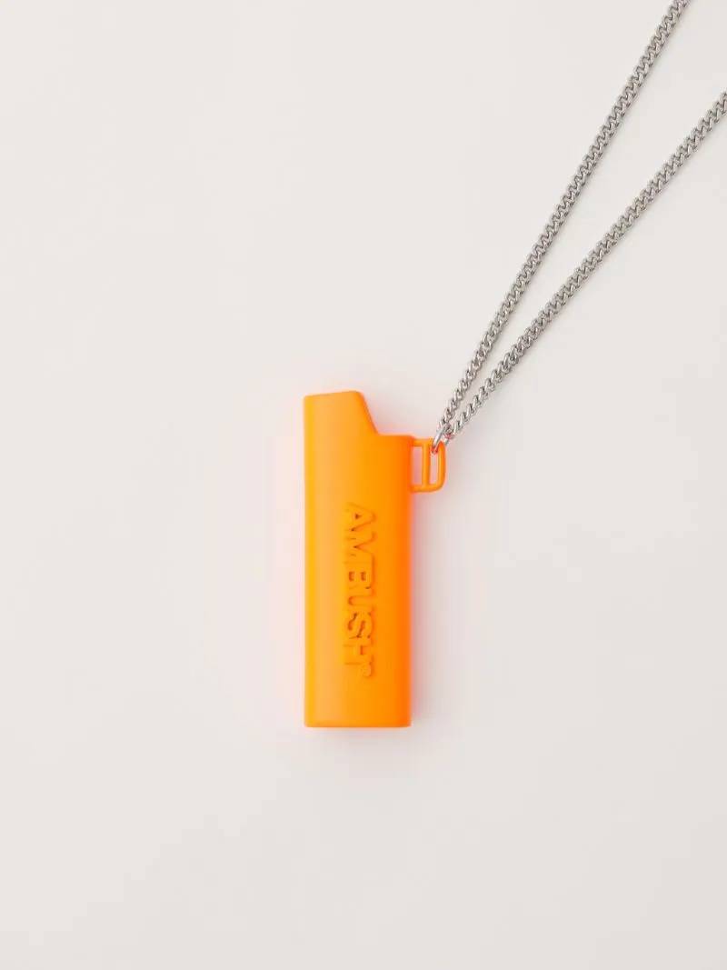 SS22 LOGO LIGHTER CASE NECKLACE 1