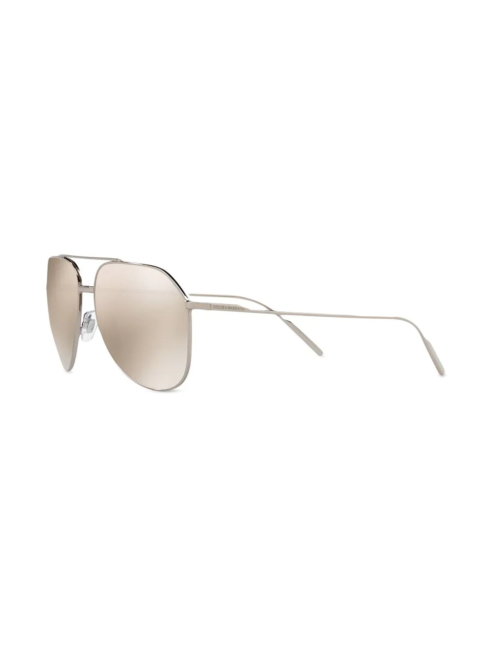 aviator-frame logo sunglasses - 2