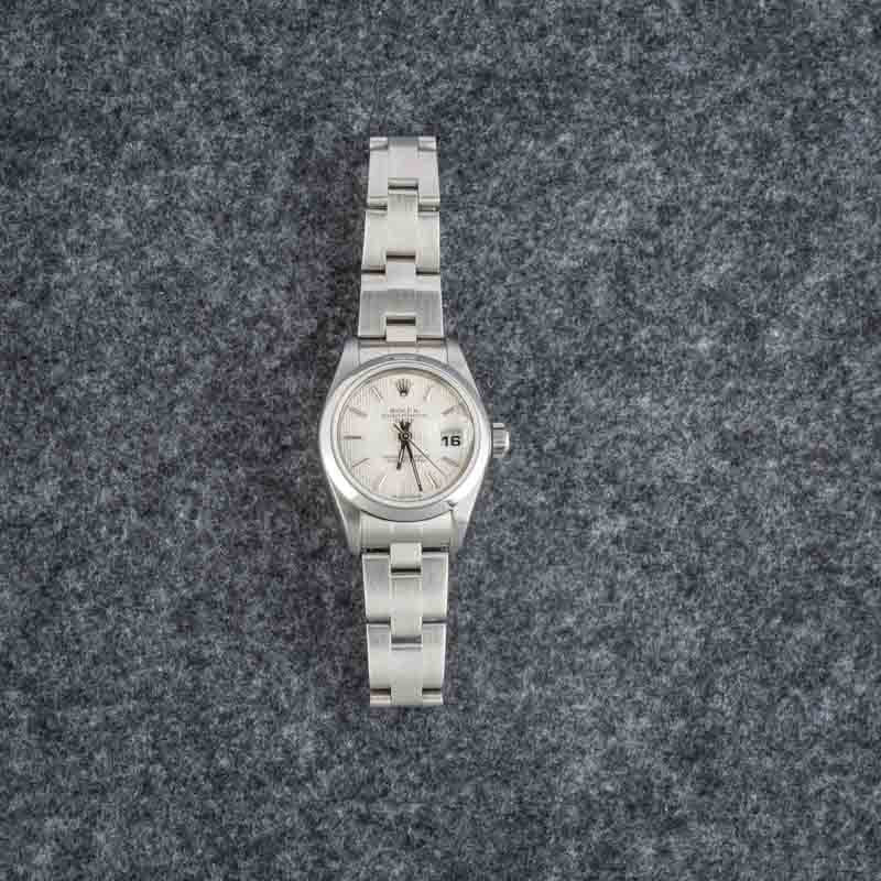 Rolex Lady Date 79160 Silver Tapestry Dial - 6