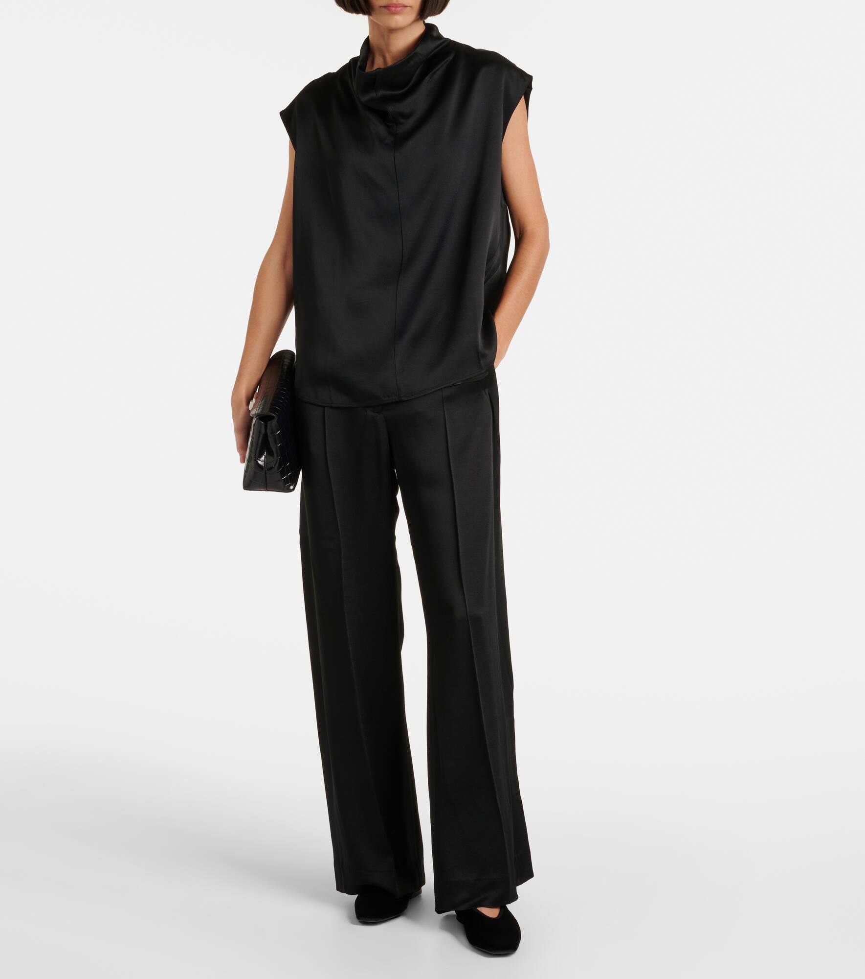 High-rise wide-leg pants - 2