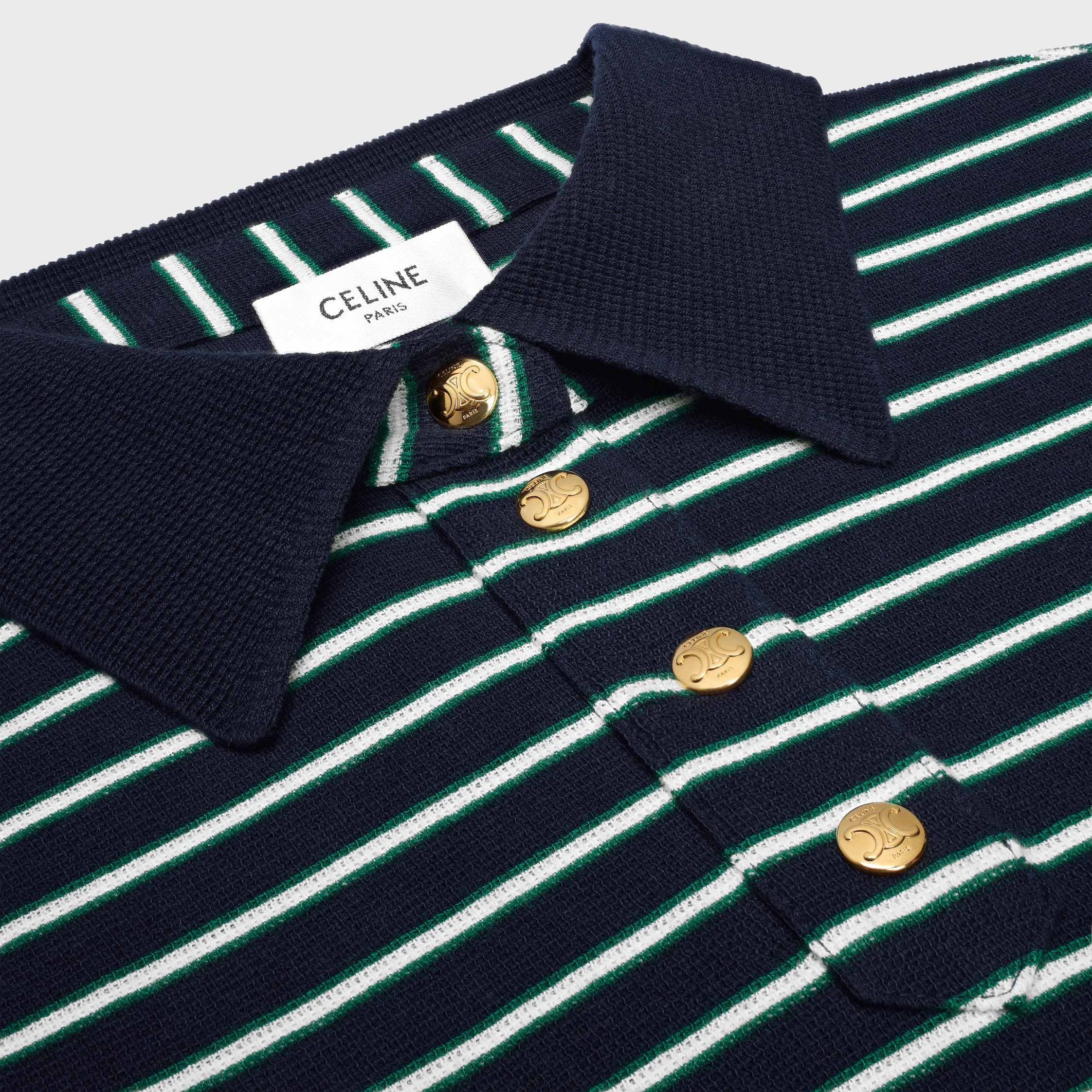 triomphe polo IN striped jersey - 3