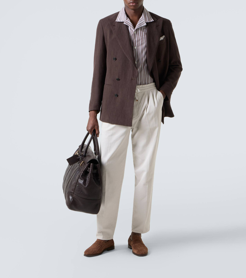 Brunello Cucinelli Cotton corduroy slim pants outlook