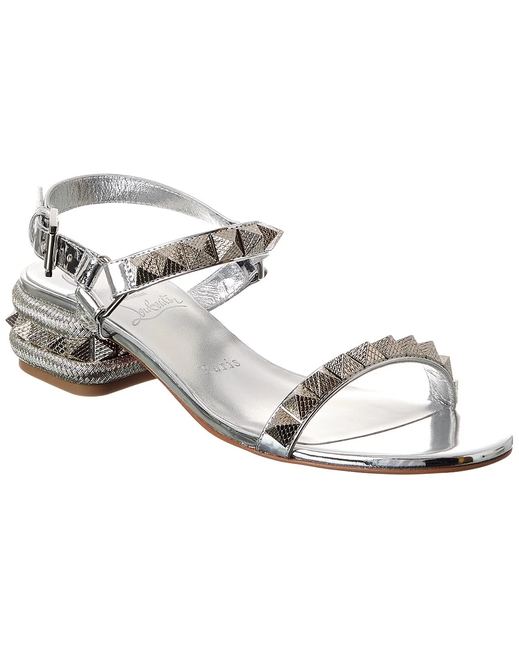 Christian Louboutin Pyrasand 30 Leather Sandal - 1