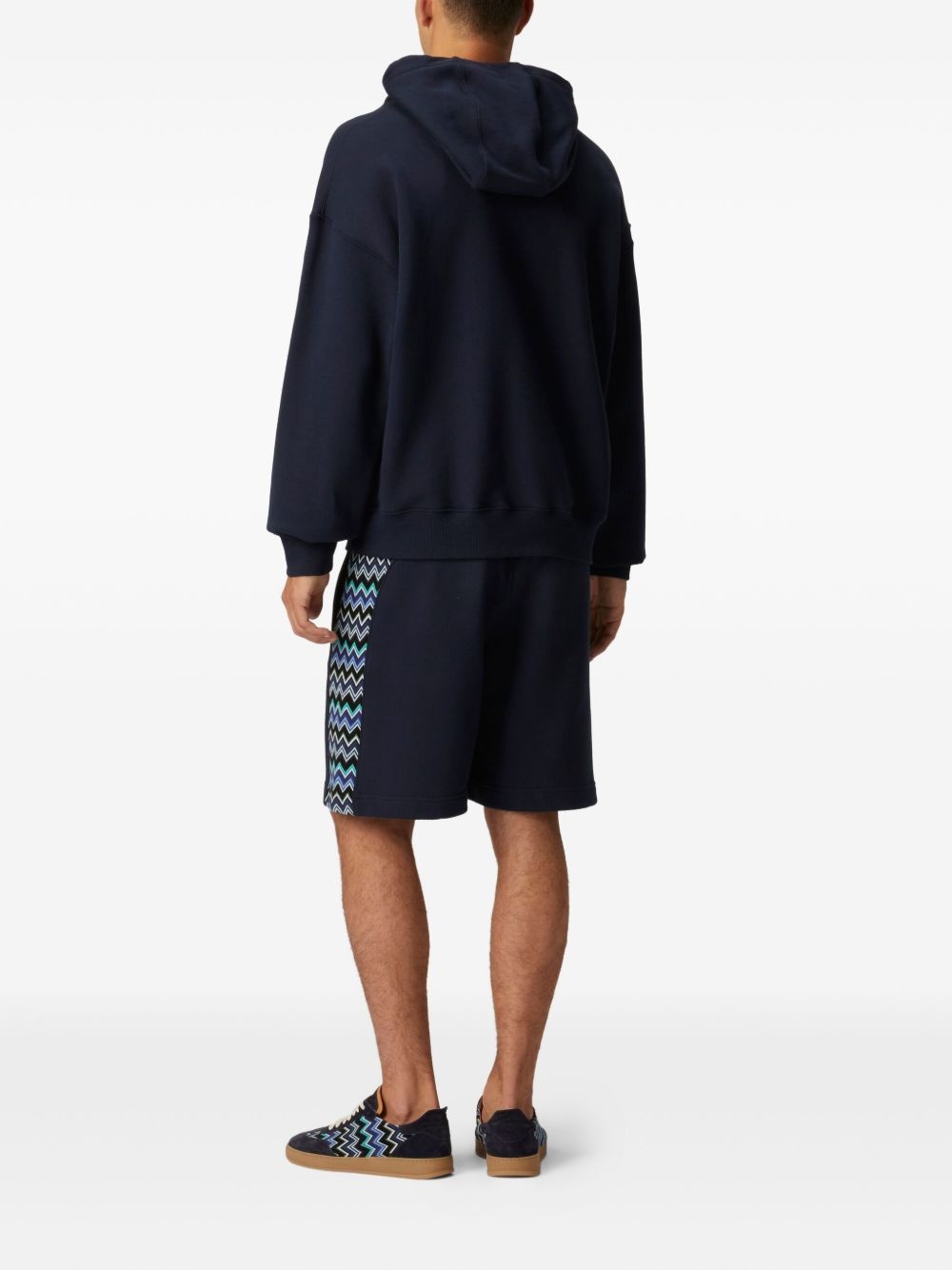 logo-appliqué hoodie - 3