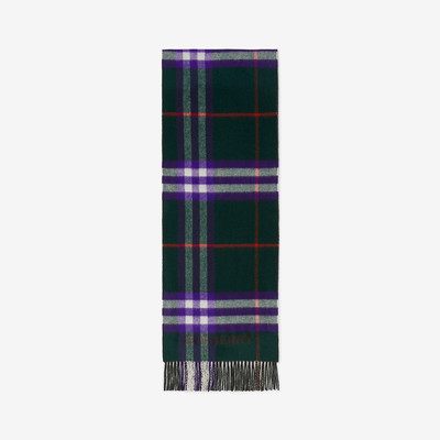 Burberry Contrast Check Cashmere Scarf outlook