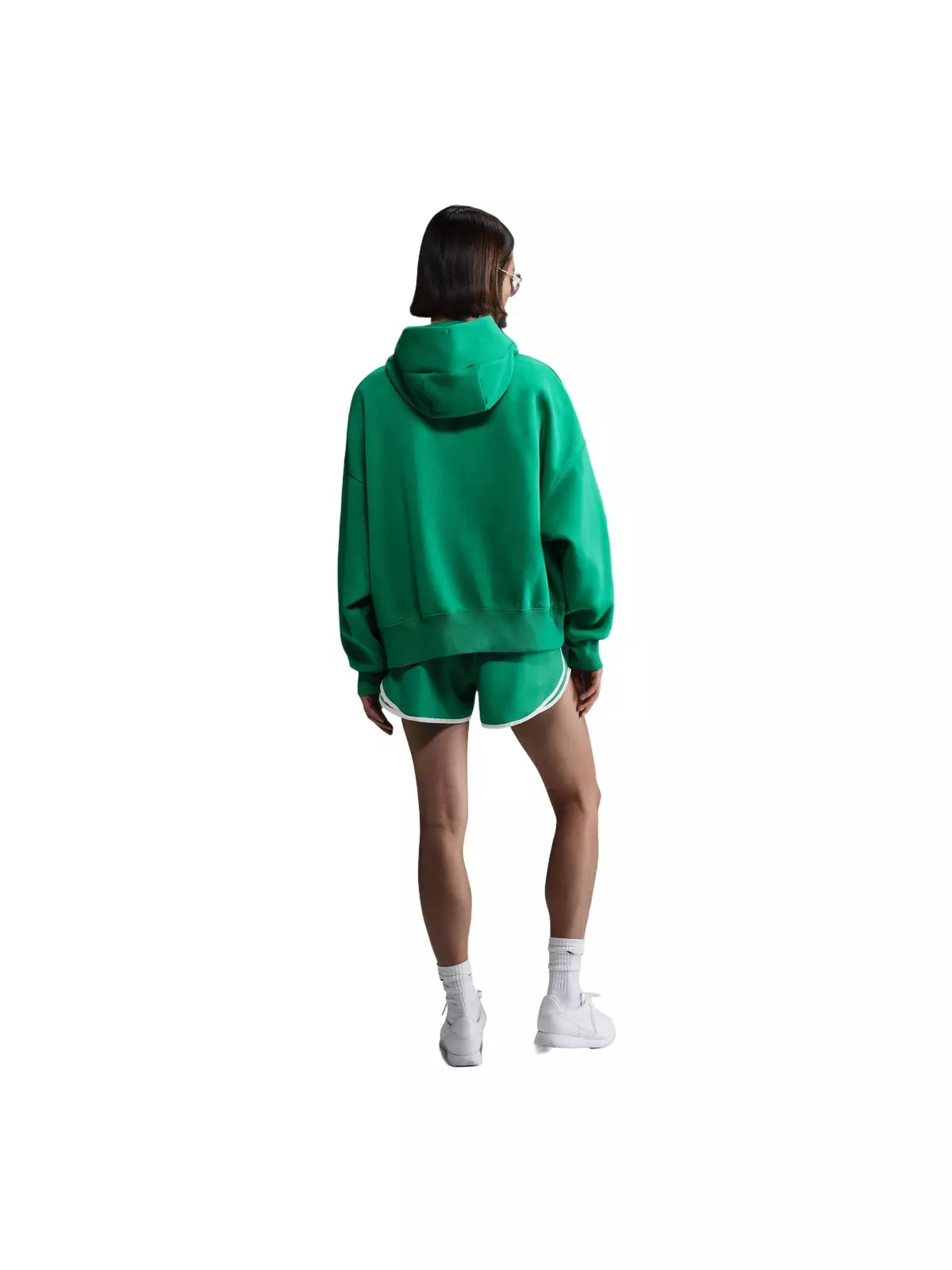Women's Sportswear Phoenix Fleece Over-Oversized Pullover Hoodie - Green - 5