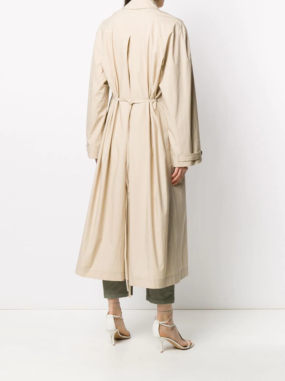 single-breasted trench coat - 4