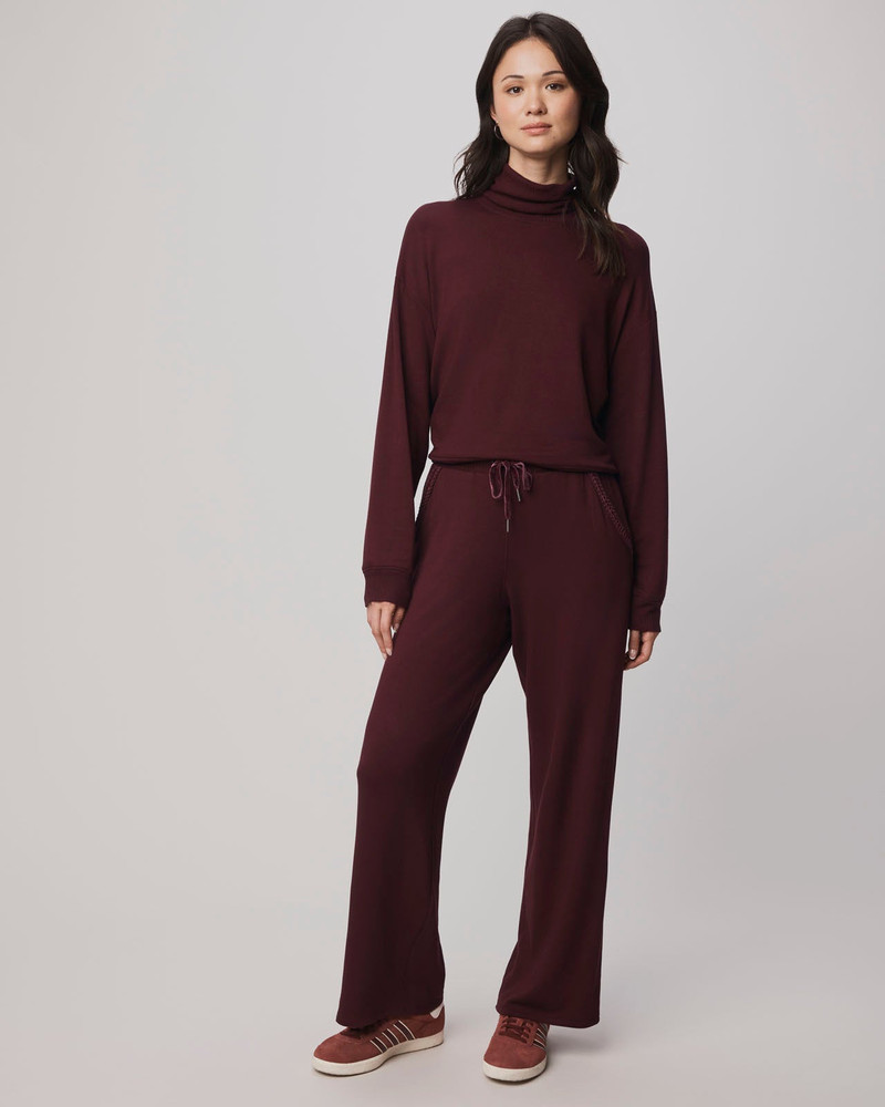 Splendid Supersoft Trim Cowl Neck Sweater Using LENZING™ECOVERO™ Fibers outlook