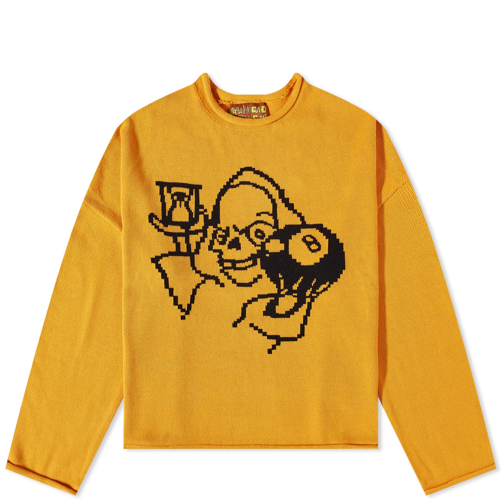 Brain Dead Tough Luck Oversized Boxy Crew Knit - 1