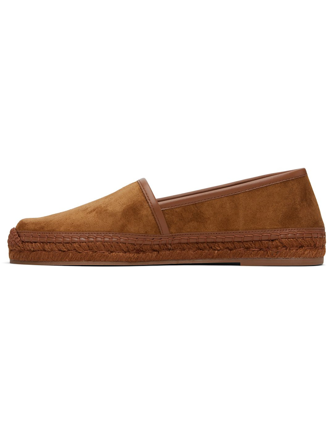 Tan Suede Calf Smooth Calf Espadrilles - 3