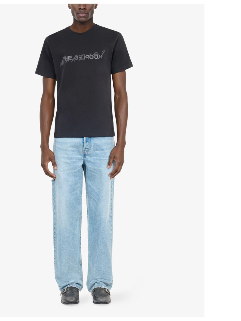 The Kooples Logo text-print cotton-jersey T-shirt outlook