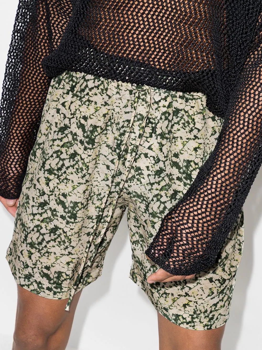 Doxxi mould-print shorts - 2