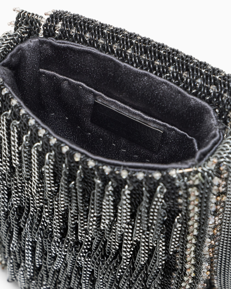 SHOULDER BAG WITH METAL CHAIN FRINGES 3