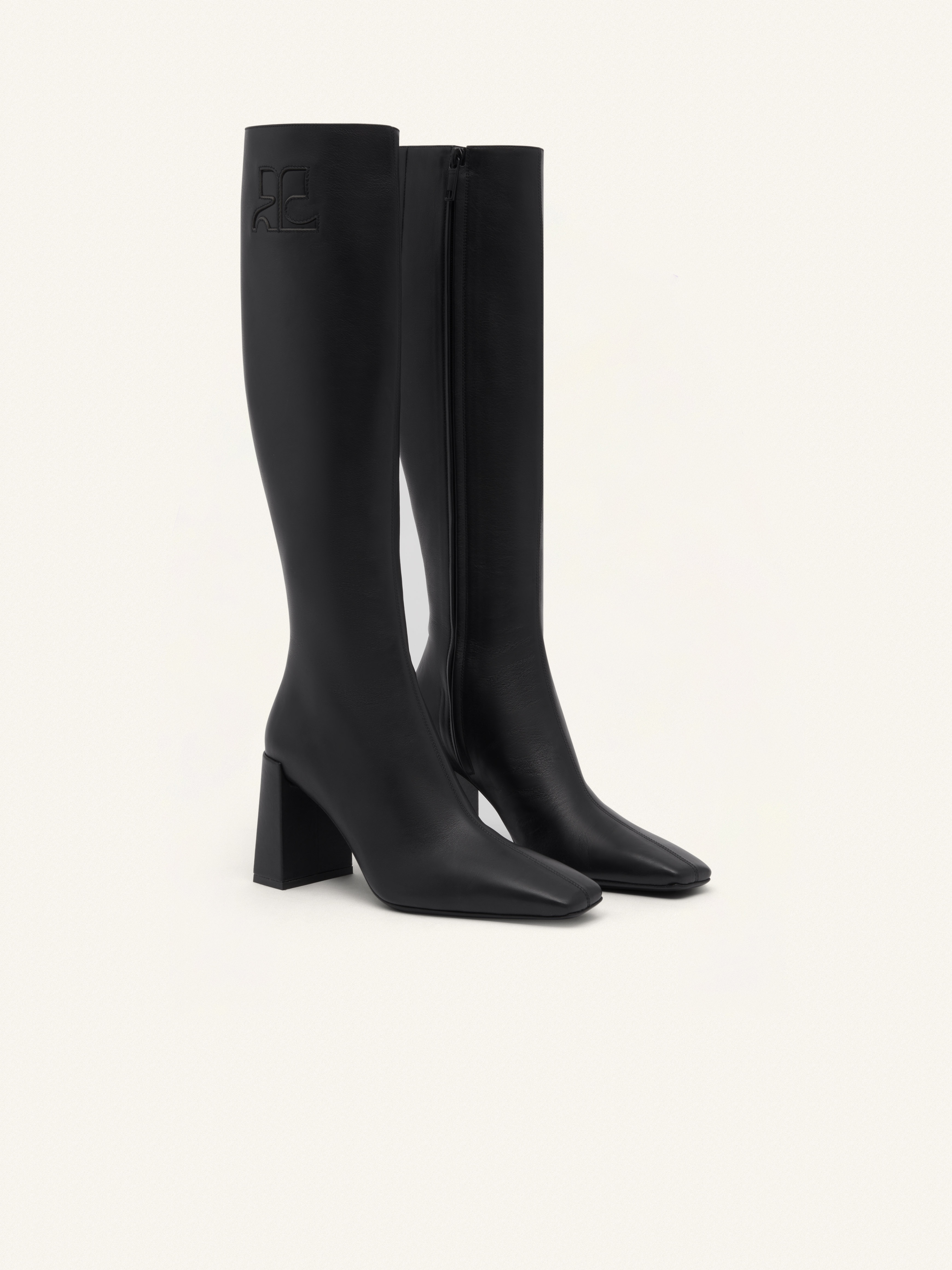 HERITAGE LEATHER KNEE BOOTS - 2