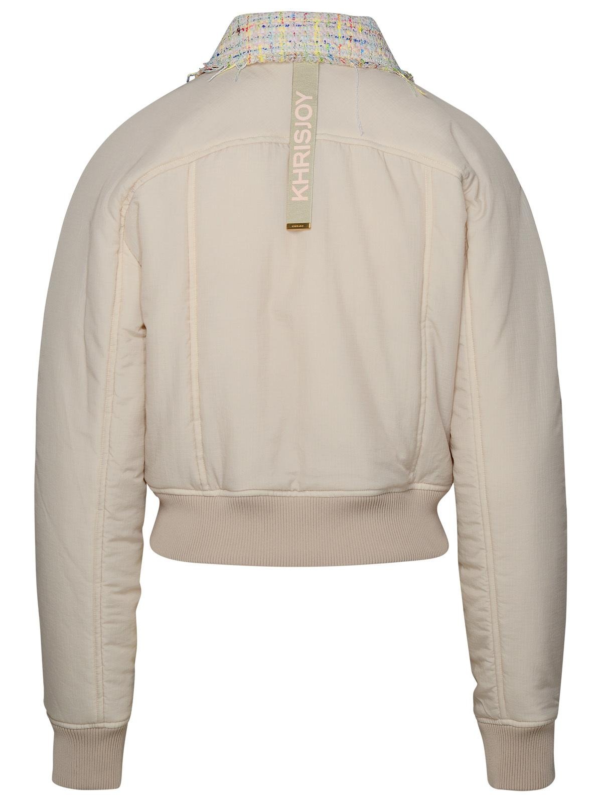 Khrisjoy Beige Polyamide Jacket Women - 3