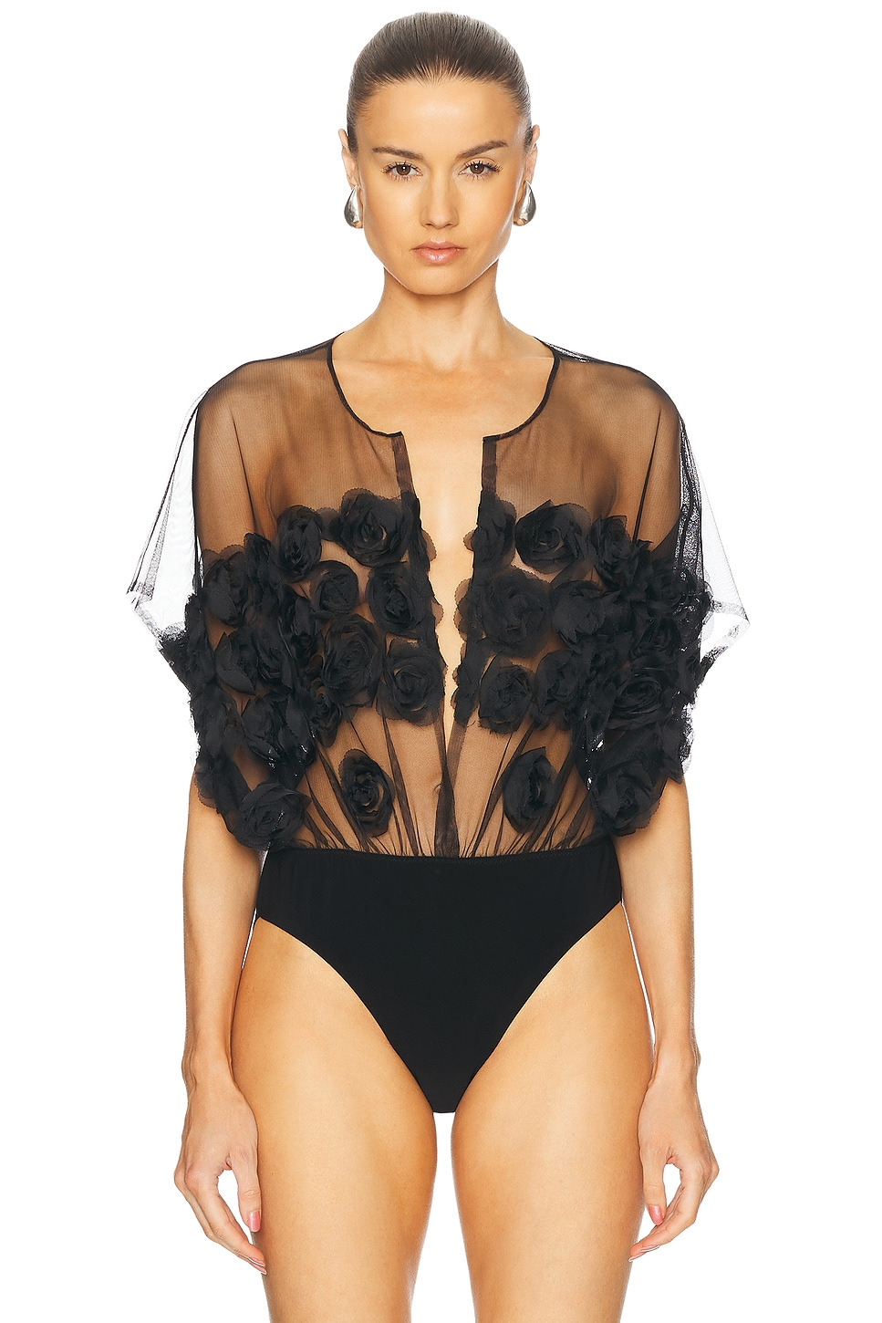 Super Oversized Sleeveless Boyfriend Bodysuit - 2