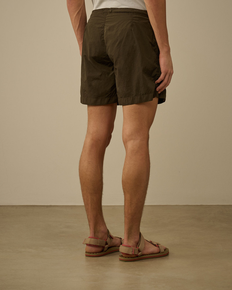 Chrome-E Buttoned Swim Shorts 4