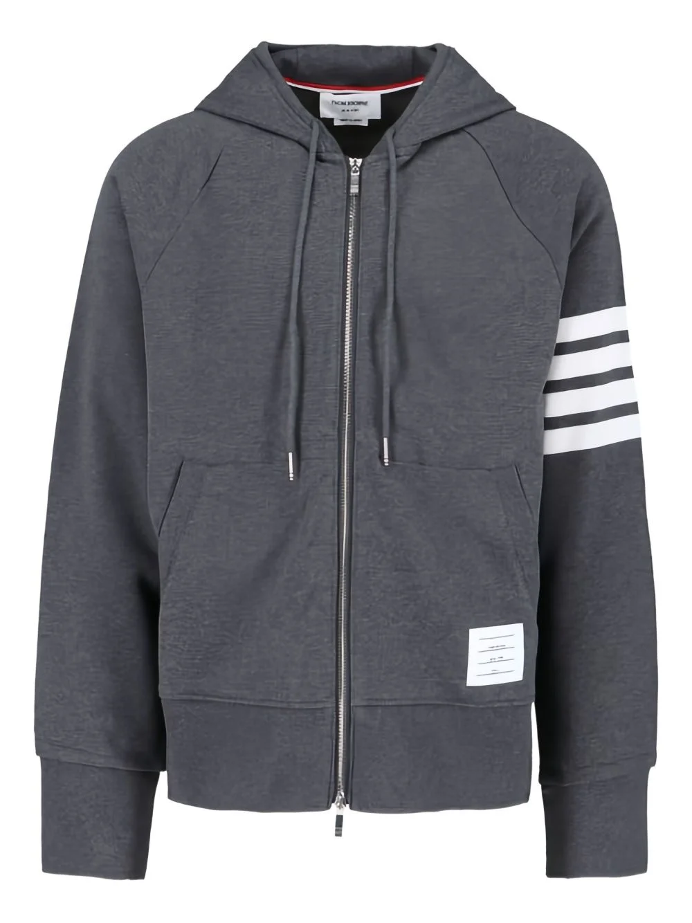 4-Bar stripe zip-up hoodie - 1