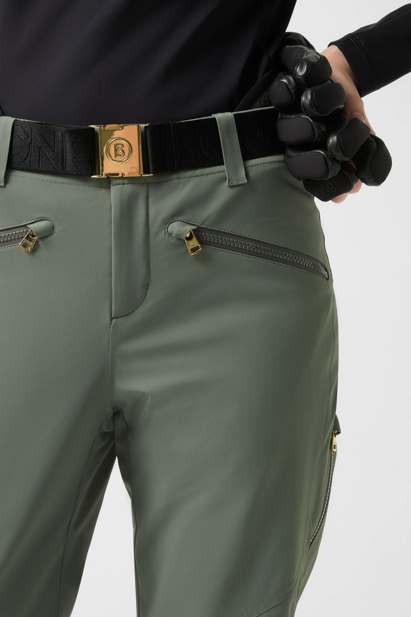 Ilka ski pants in Olive green 6
