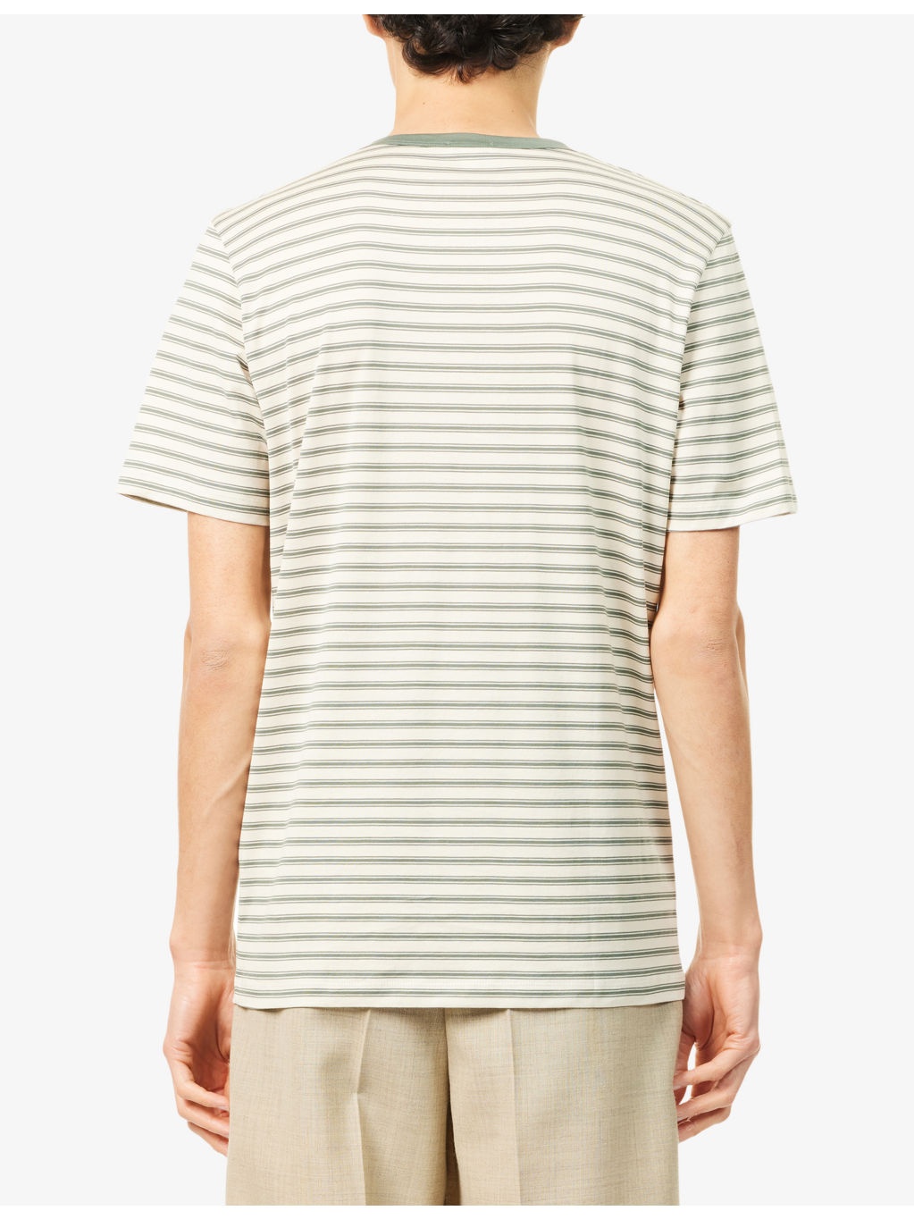 Classic Stripe-Print Cotton-Jersey T-Shirt - 4