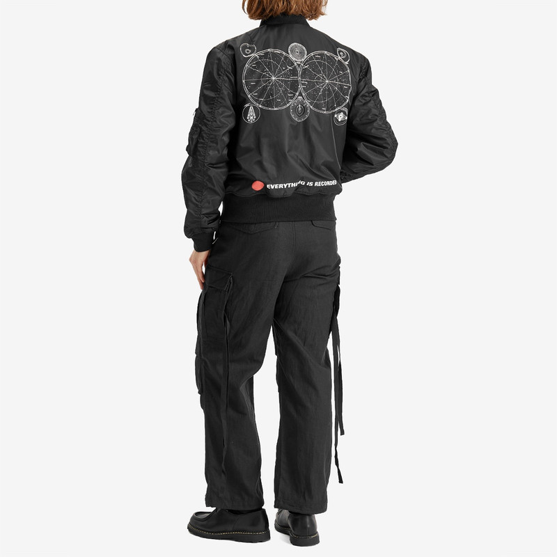 MAHARISHI Maharishi XL Temporary Celeste MA-1 Flight Jacket outlook