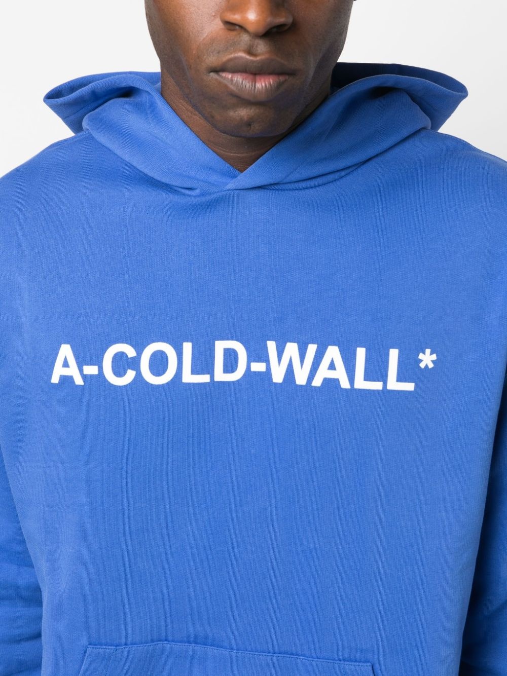 Essentials logo-print cotton hoodie - 5