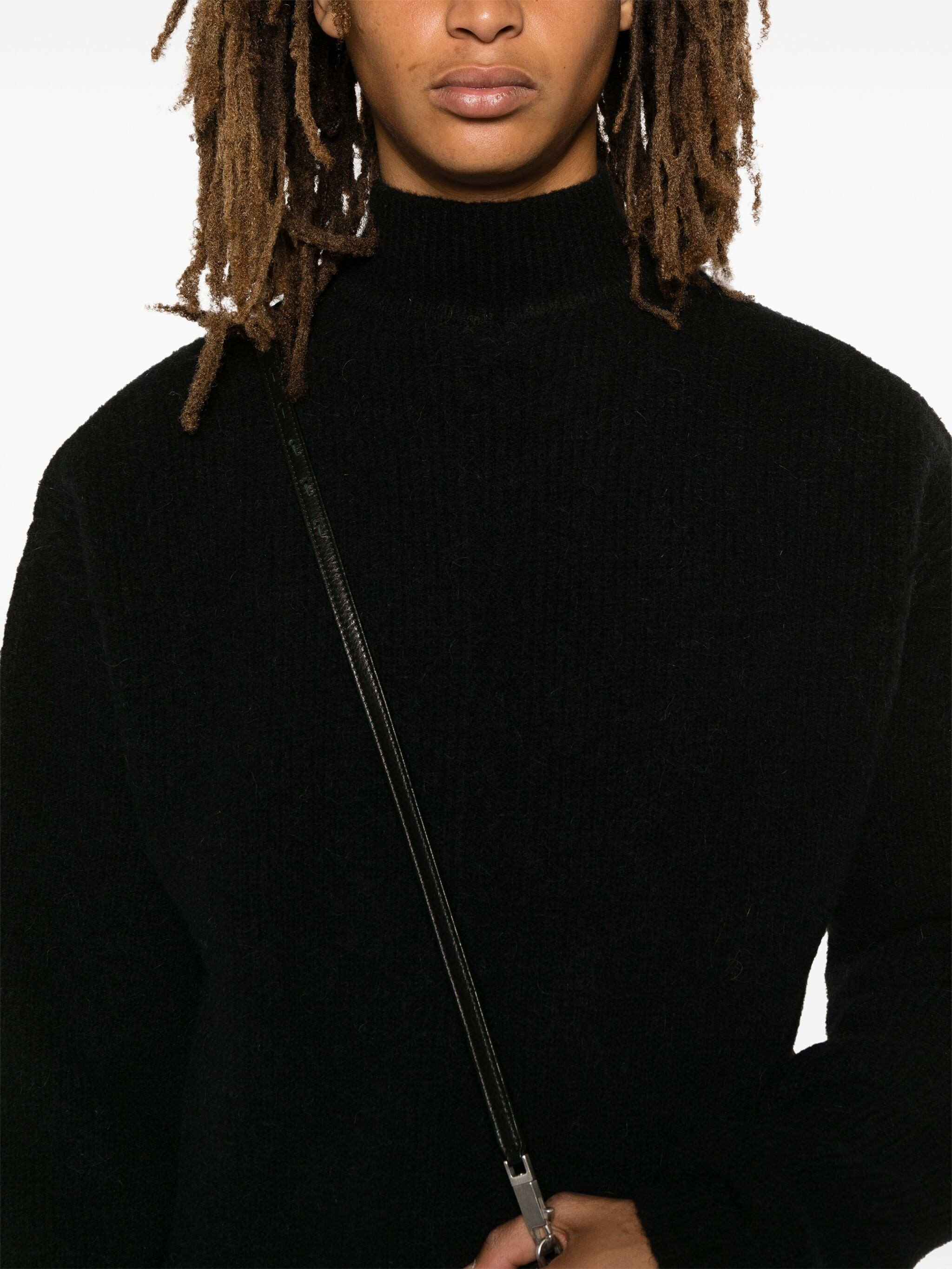 RICK OWENS - Men Turtle Neck Sweater - 4