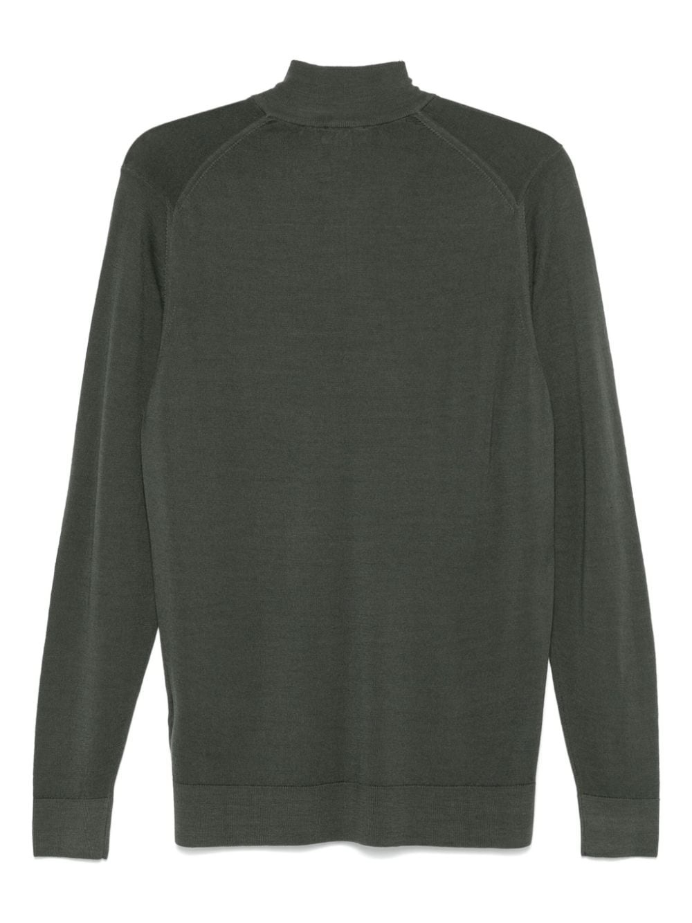 merino-wool half-zip sweater - 2