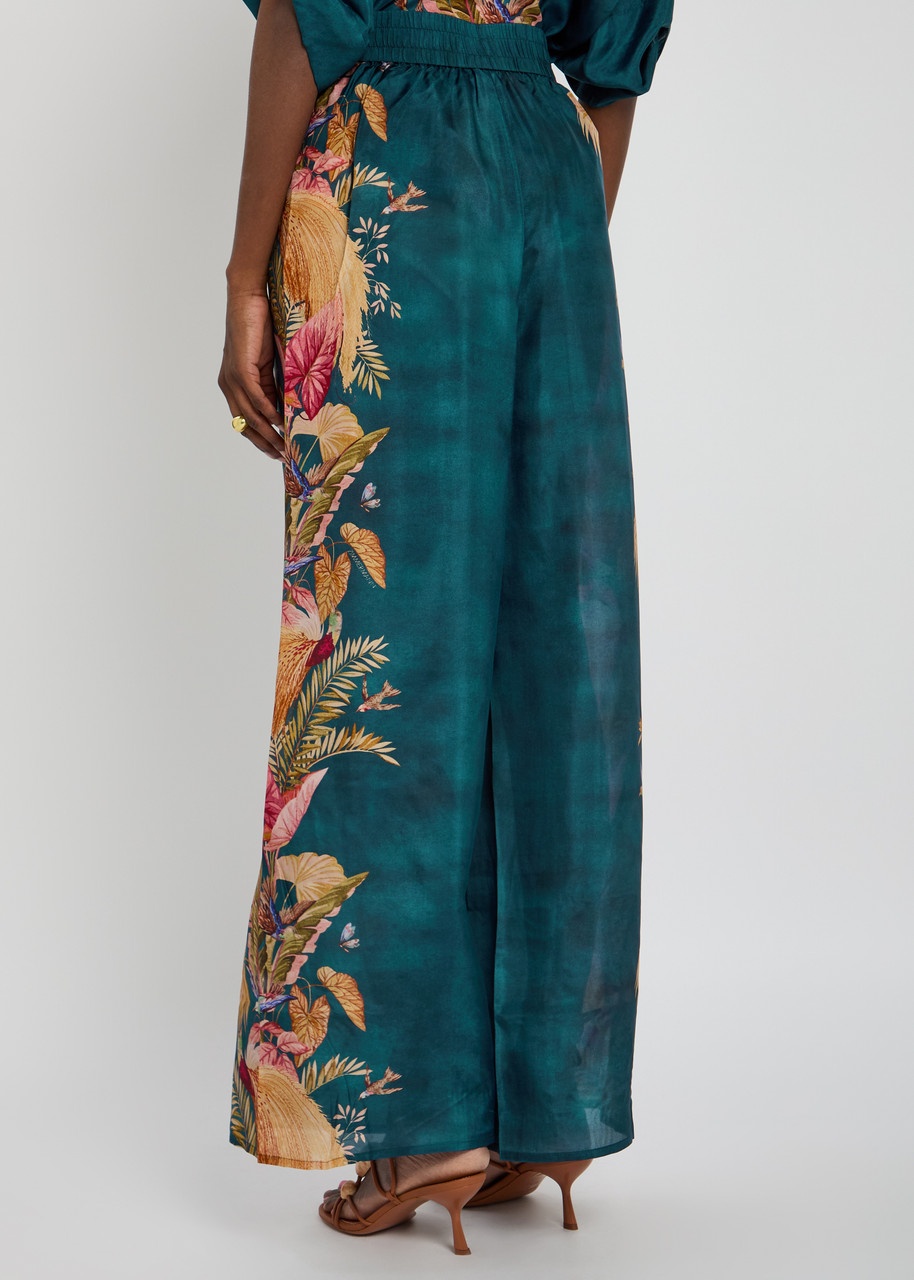 Zimmermann Ascension Relaxed Printed Silk Trousers - 3