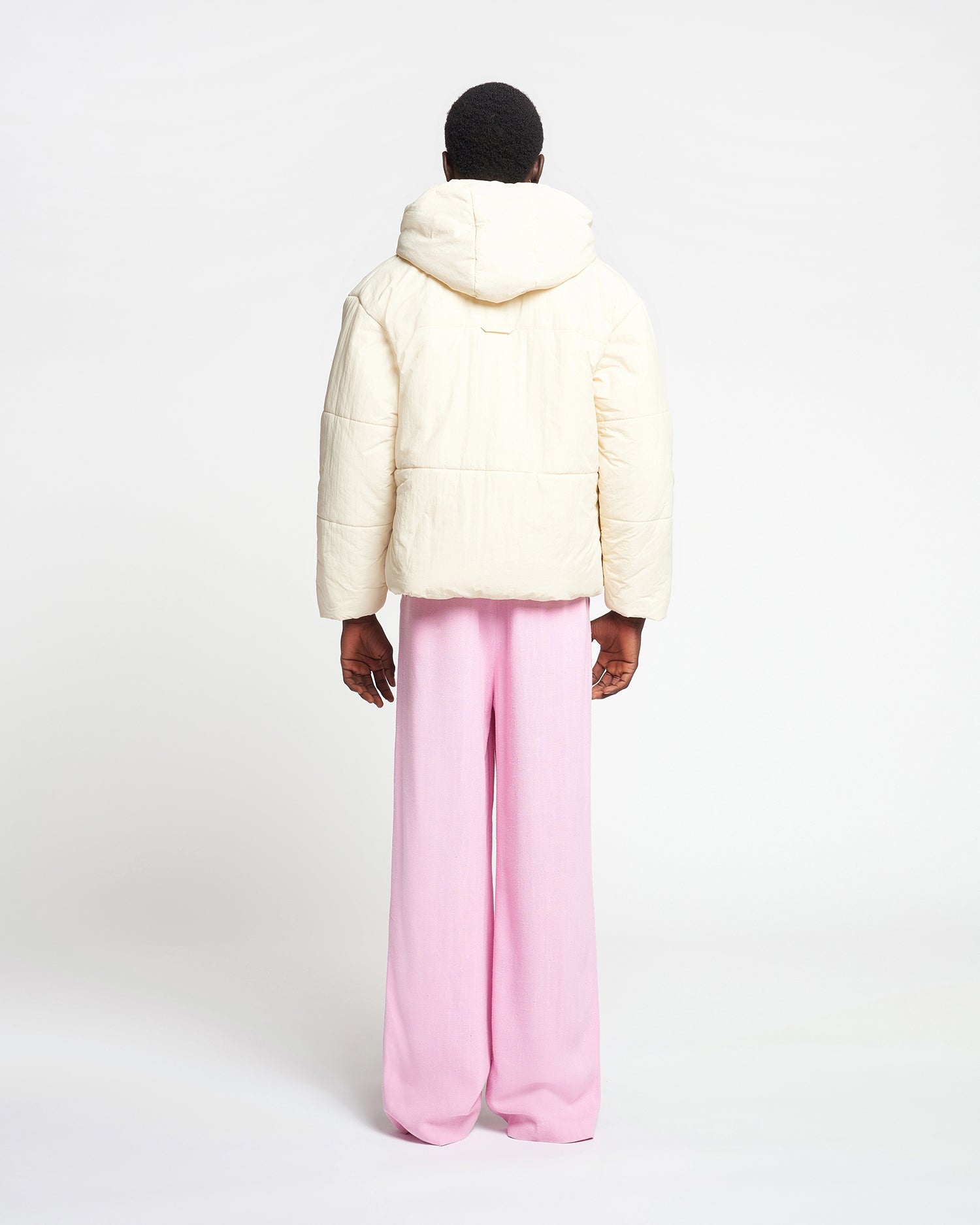 Tech Poplin Hooded Puffer Jacket - 3