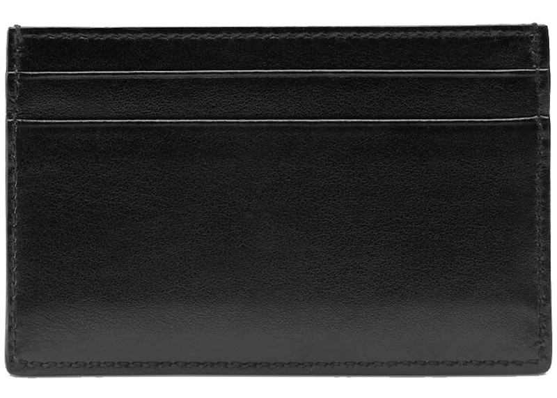 GUCCI Gucci Leather Card Case with Gucci Logo (4 Card Slot) Black outlook