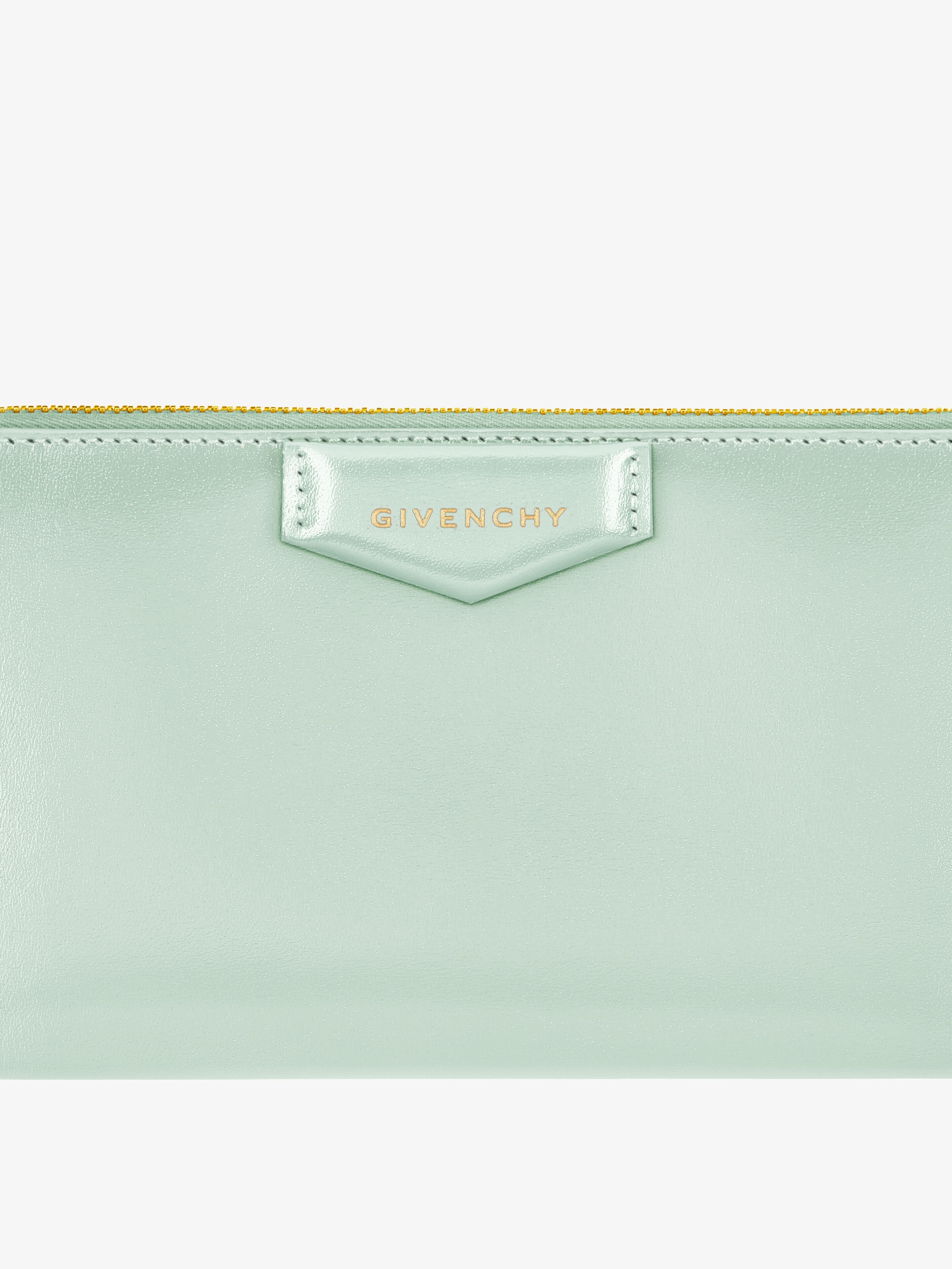 ANTIGONA ZIPPED WALLET IN BOX LEATHER - 5