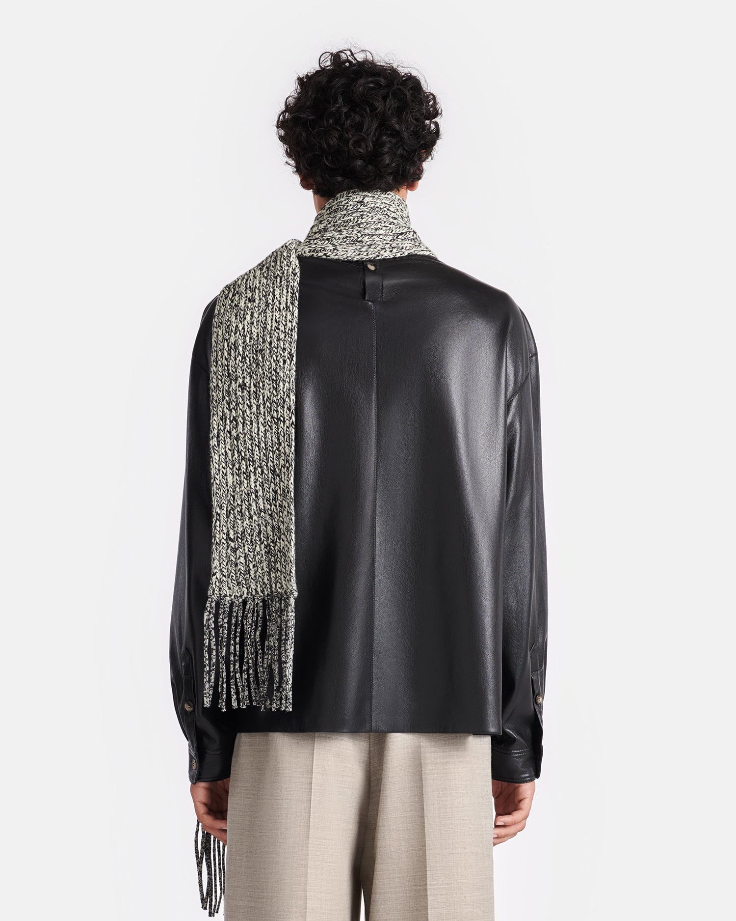 Draped Okobor™ Alt-Leather Top - 2
