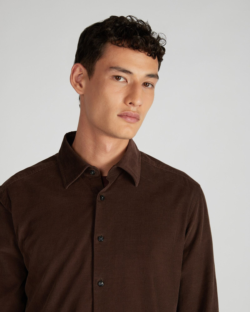 Regular fit corduroy shirt 4