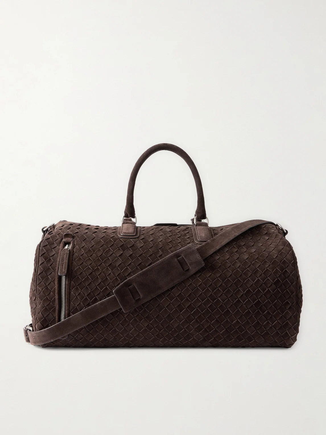 Woven Suede Holdall - 1