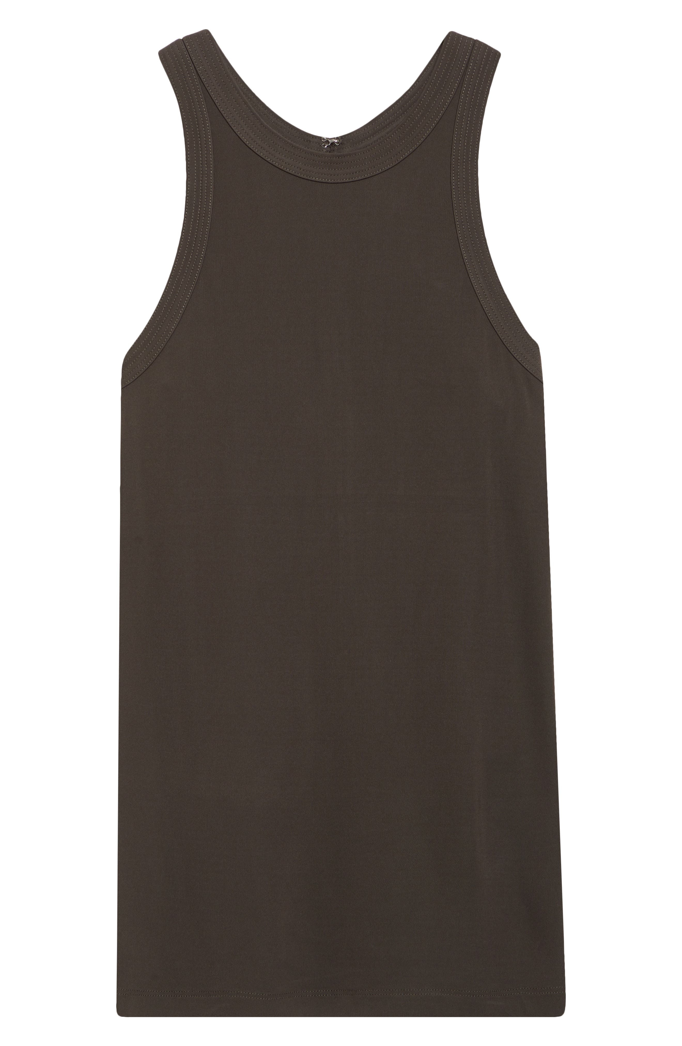 TOTEME Fluid Jersey Tank Top in Pepper at Nordstrom - 6