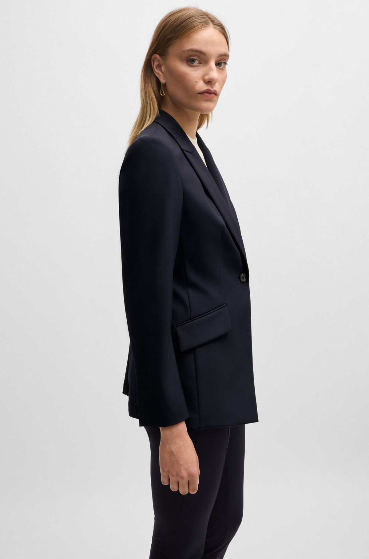 SLIM-FIT JACKET IN QUICK-DRY STRETCH CLOTH - 6
