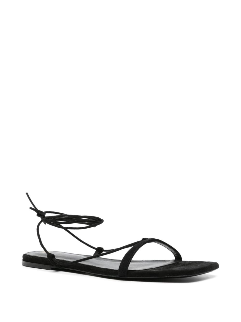 Toteme Women Leather Flat Sandals - 2