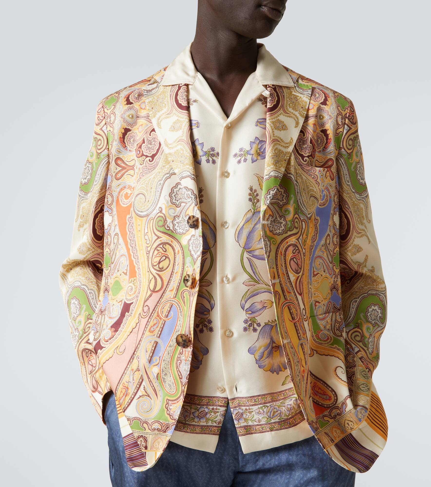 Printed blazer - 5