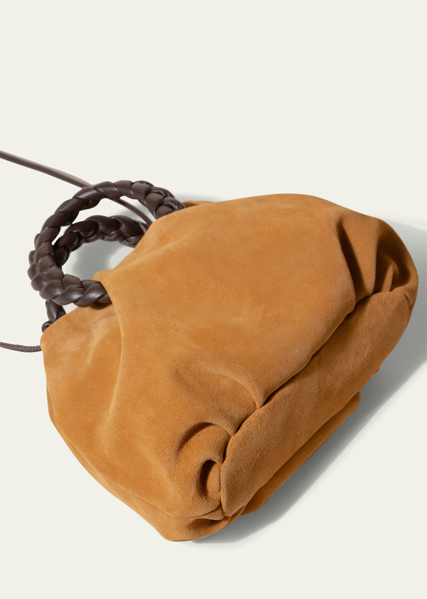 Bombon Medium Braided Suede Top-Handle Bag - 3