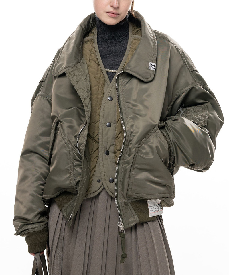 Shifted Layer Flight Jacket 19