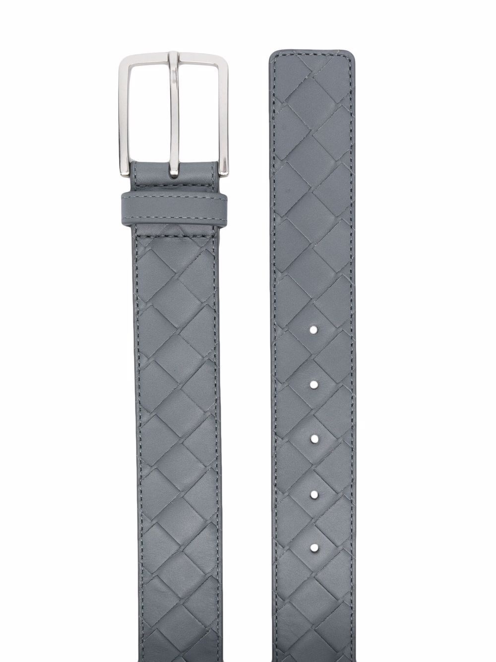 interwoven-design buckle-fastening belt - 2