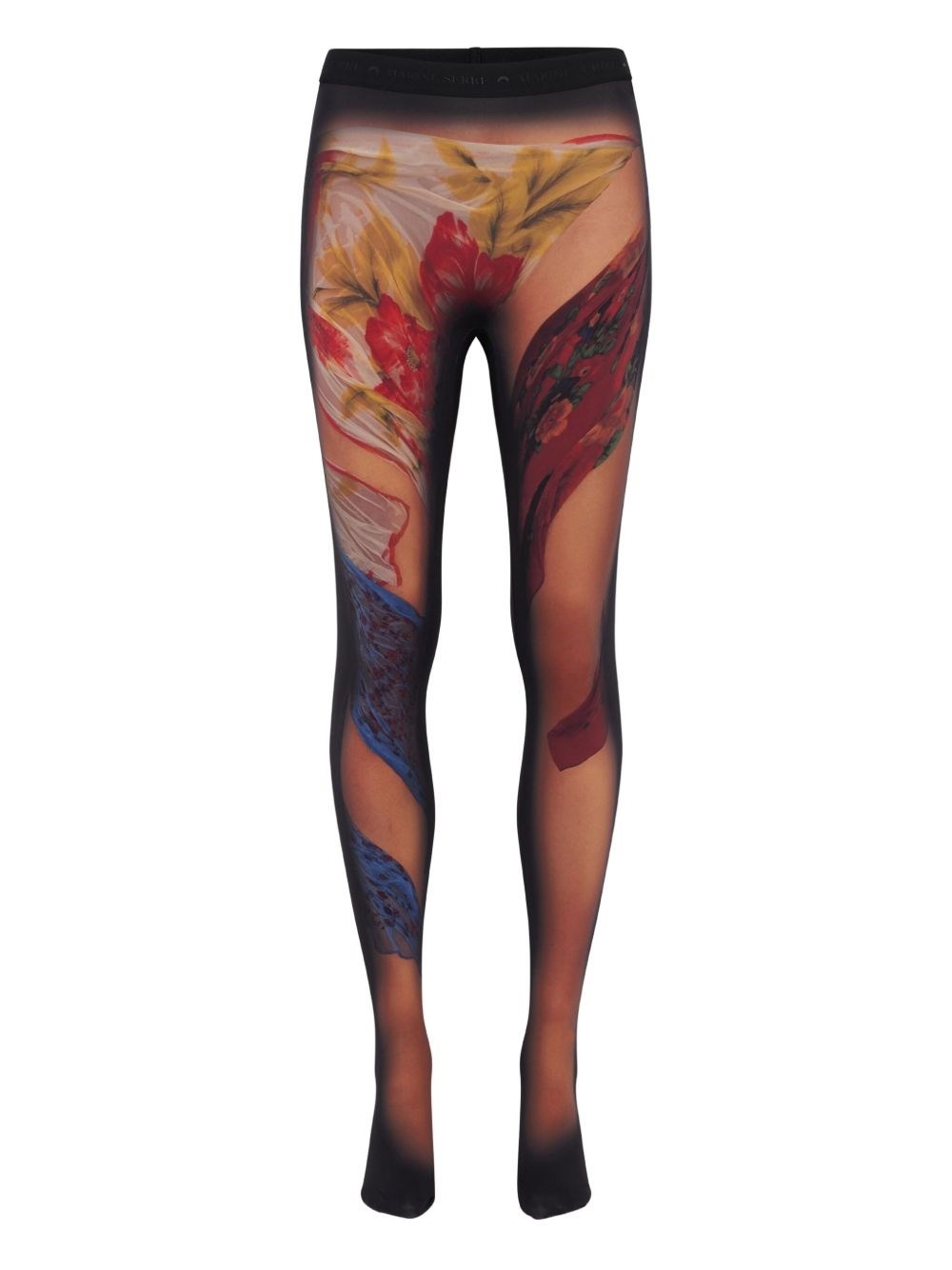 Draped Statue leggings - 1