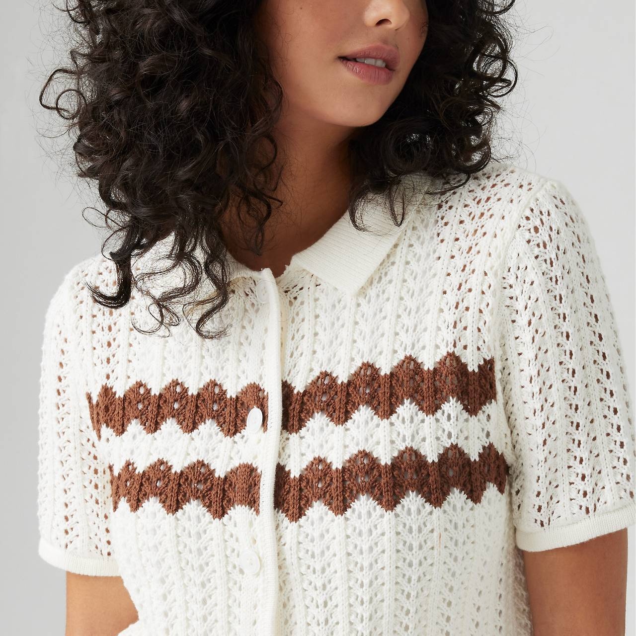 SUNSET CROCHET SHIRT - 5
